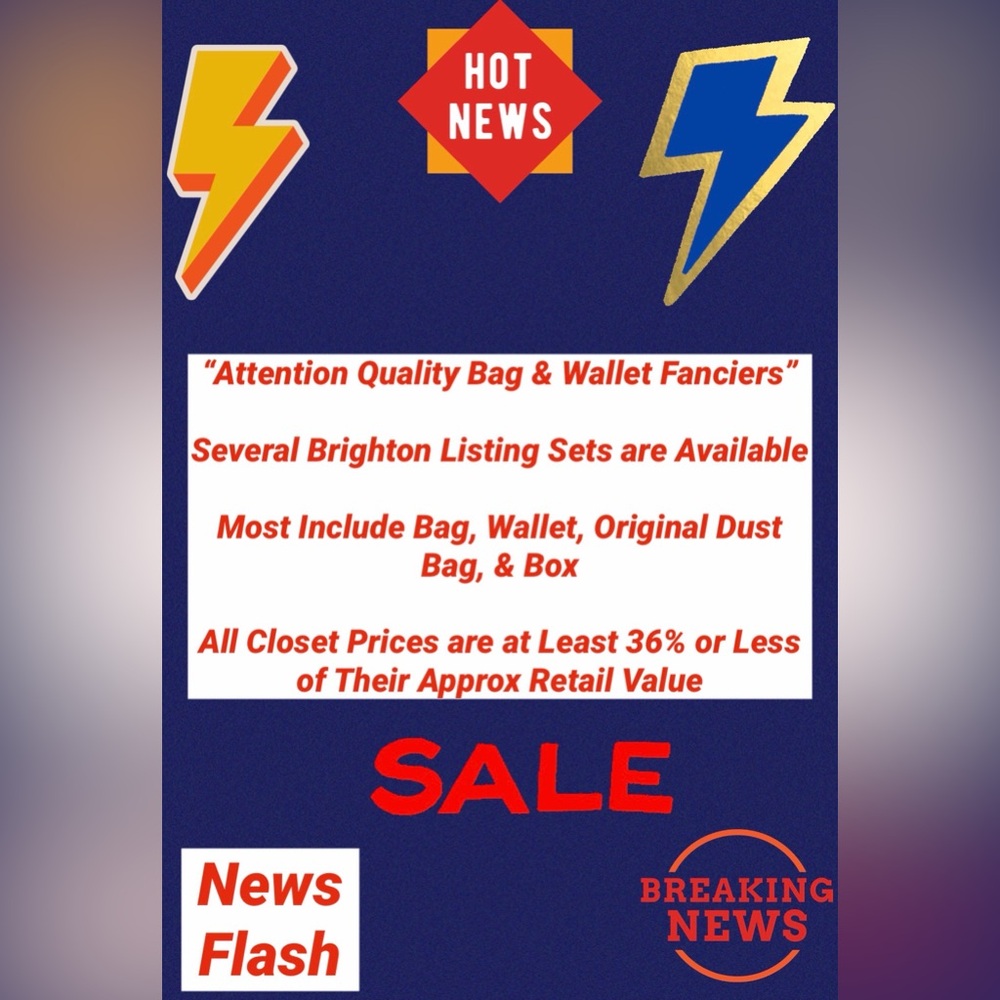 Brighton Bag Wallet Dust Bag & Box Sets Great Sale Discounted Prices Love Offers